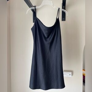 Short Black dress with spaghetti strap